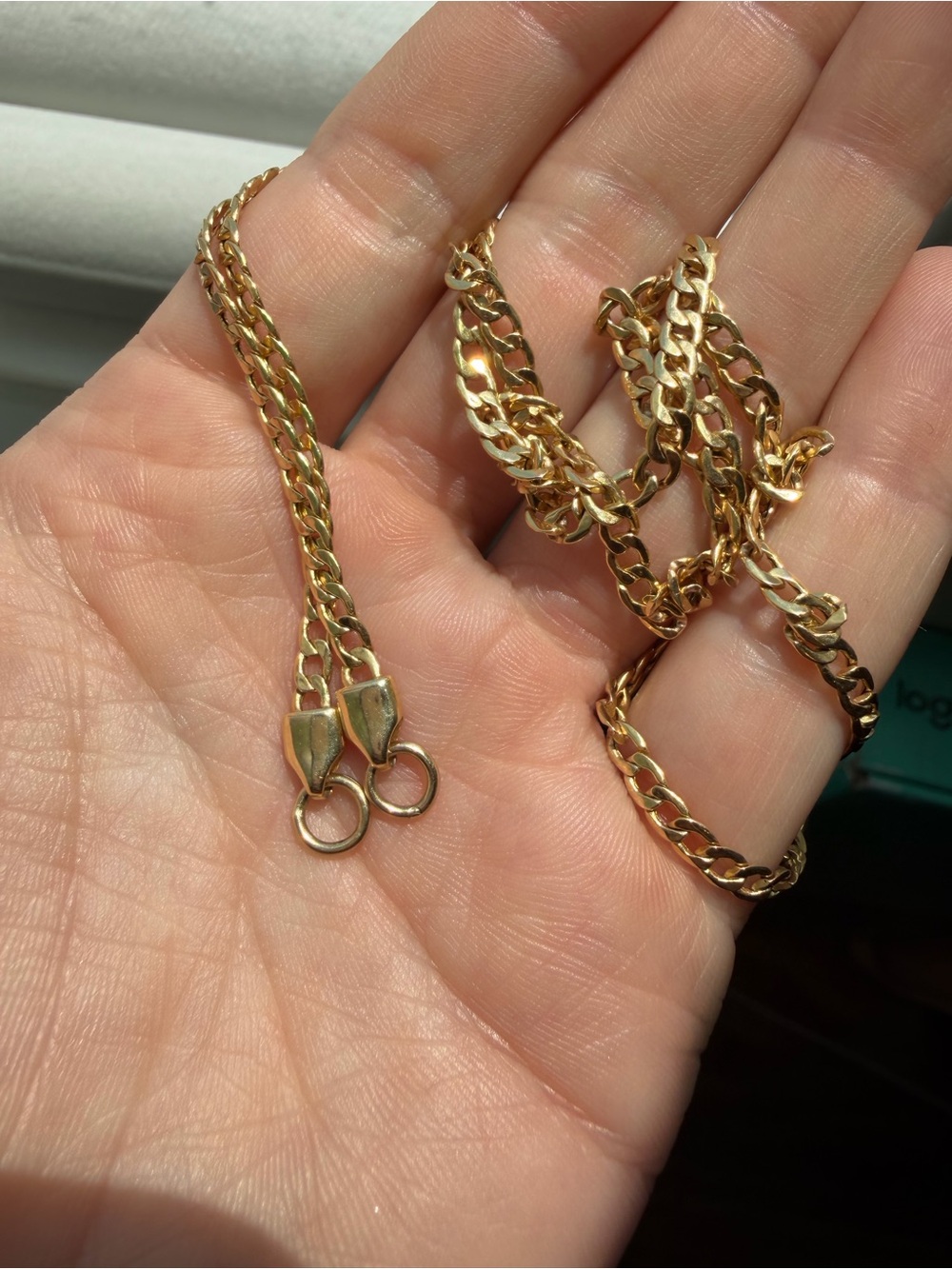 Mejuri 14k 22” Flat Curb Chain Necklace